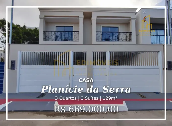 Oportunidade Única: Casa com 3 Suítes em Planície da Serra