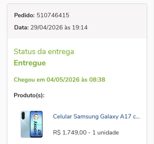 Samsung Galaxy A17 NOVO
