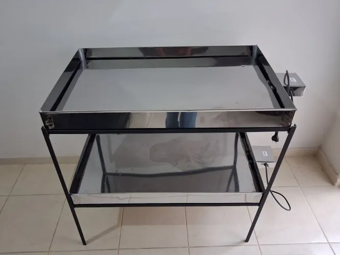 Marmiteiro Eletrico Para 50 Marmitas 110 Volts Inox