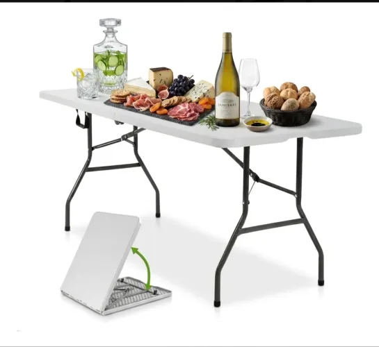 Mesa dobrável que vira maleta