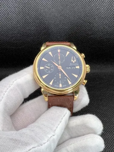 Bulova Gemini Accutron  com movimento Valjoux 7750