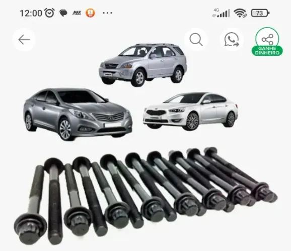 Parafuso para cabeçote