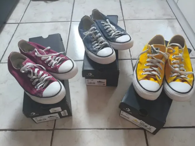 Converses All Star Chuck Taylor Cano Baixo