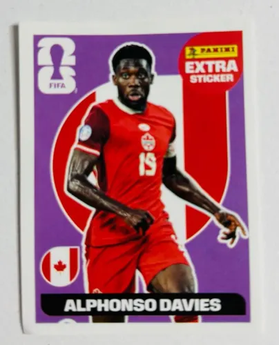 Figurinha Extra 2026 - Legend Alphonso Davies Padrão Original Panini