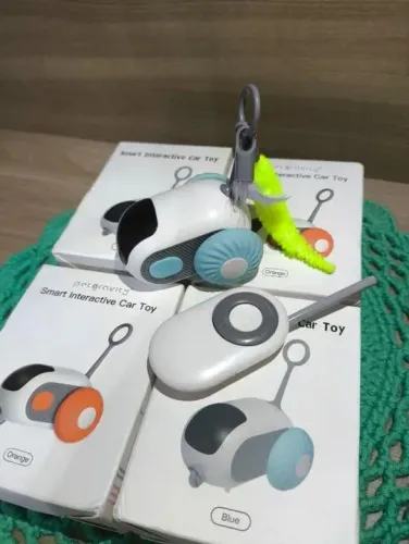 Brinquedo interativo recarregável para Gatos e Cães Pet Toy com controle Brinquedo Pet div