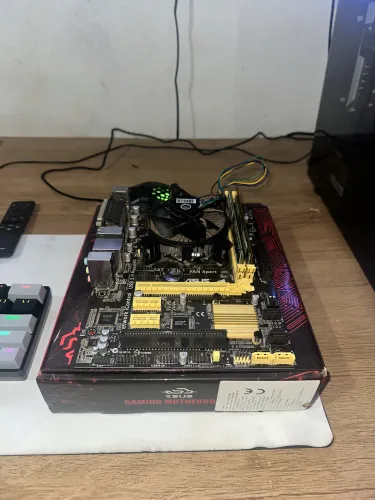 Kit placa mãe Asus h81M-C