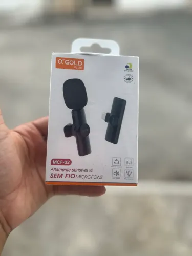 Microfone de lapela iPhone - ENTREGA A DOMICÍLIO 