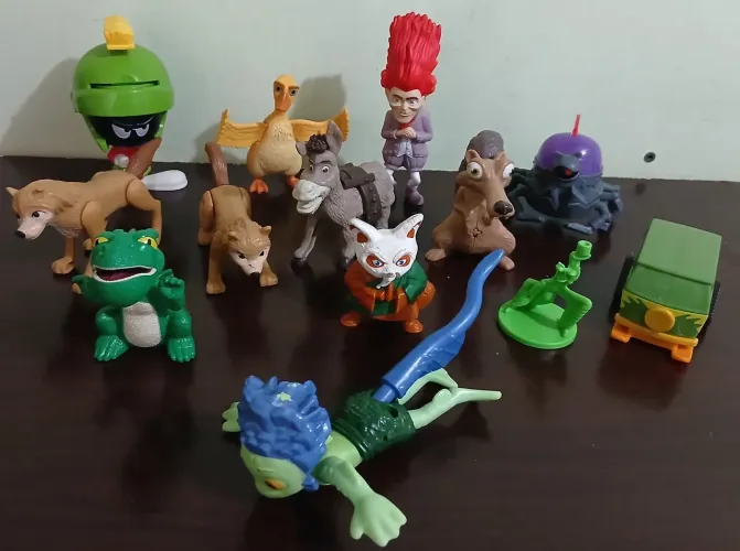 BONECOS FIGURAS MACDONALDS IMPORTADOS VALOR UNITÁRIO 
