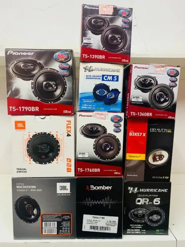 ESTOQUE EM PROMOÇÃO DE ALTO FALANTES DE 5, 5X7 , 6 POLEGADAS VARIAS MARCAS E MODELOS