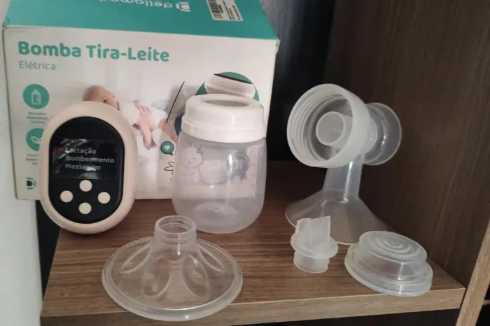 Bomba de Tirar leite Elétrica 3 modos 9 níveis de intensidade.