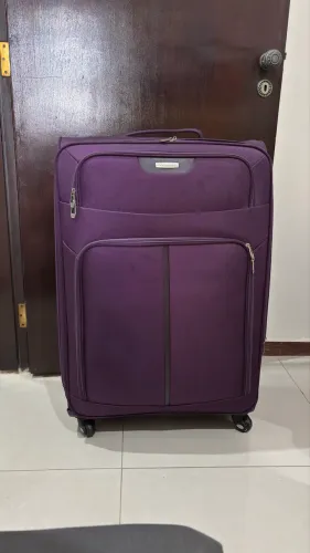Mala Samsonite roxa Grande