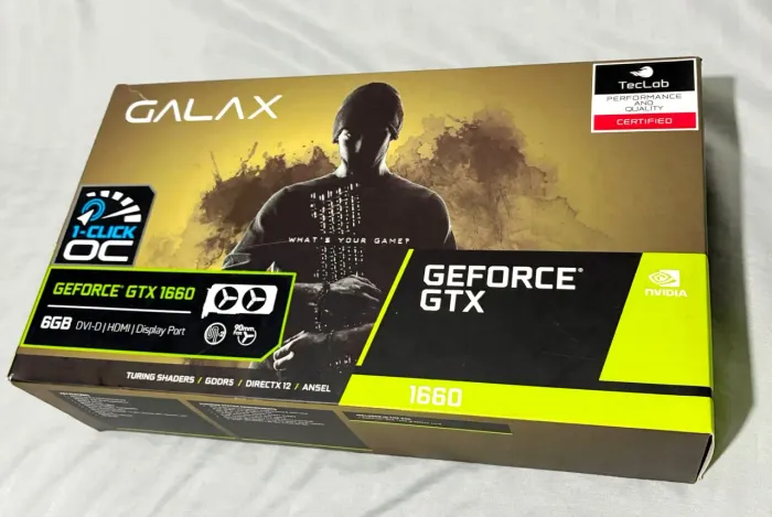 Placa de vídeo Nvidia GTX 1660