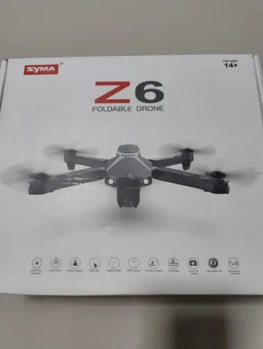DRONE SYMA Z6 FOLDABLE - NOVO NA CAIXA (NUNCA USADO) + ACESSÓRIOS RESERVA