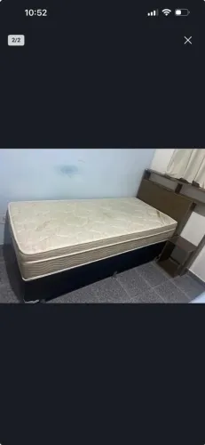 Cama box solteiro mais base**
