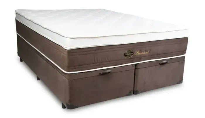 Colchão King Star no King Size + Cama Base Baú King
