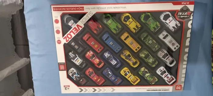Carrinhos de fricção na caixa