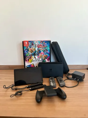 Nintendo Switch Oled Cinza