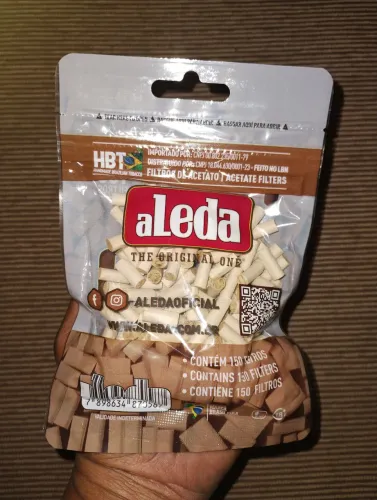 FILTROS DE ACETATO 15MM SLIM CLÁSSICO BIODEGRADÁVEL ALEDA - NÃO ENTREGO