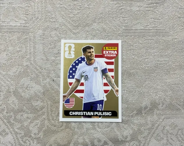 Christian Pulisic Ouro Extra Stickers Copa de 2026