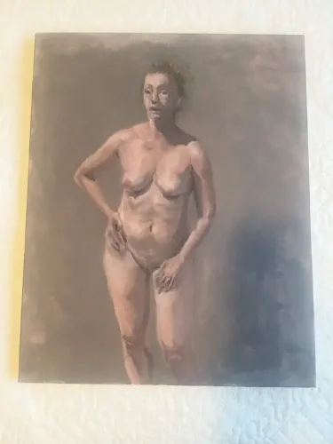 Óleo sobre tela!! Modelo vivo