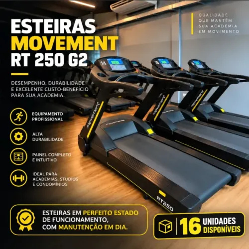ESTEIRA PROFISSIONAL MOVEMENT RT 250 G2