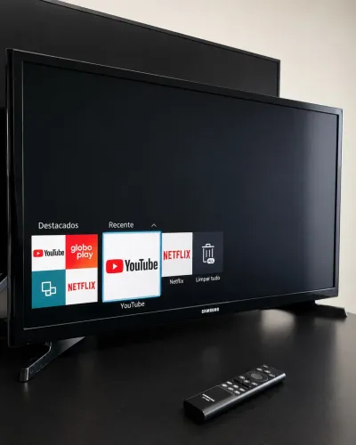 Televisão Smart Samsung | Smart TV 32 Polegadas | YouTube e Netflix 