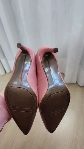Scarpin rosa. Número 35