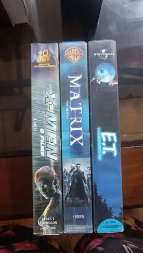 3 fitas vhs por 75