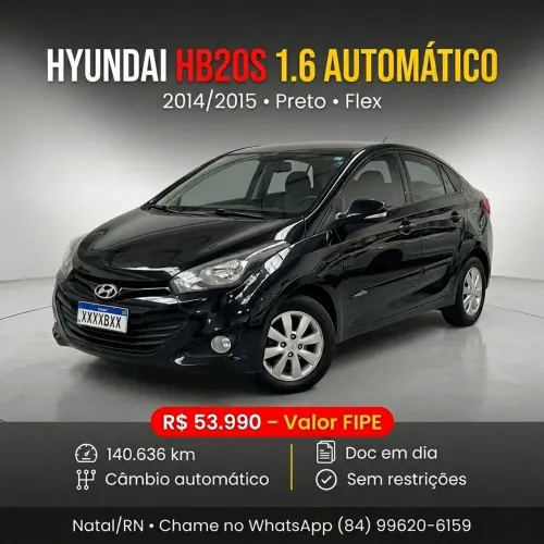 Hyundai HB20S C.style/c.plus1.6 Flex 16V Aut. 4P 2015