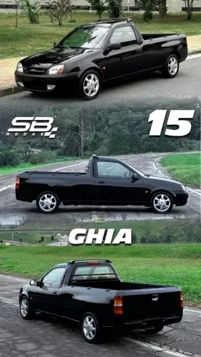 Rodas Ford Escort Ghia aro 15 Prata 4x108 novas