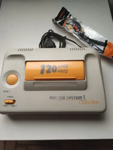 MASTER SYSTEM 3 COM 120 JOGOS NA MEMÓRIA 