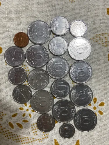 Lote de Moedas Antigas Brasileiras - Cruzeiros, Cruzados e Centavos para Coleção