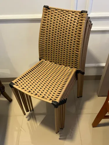 Cadeiras de bambu 