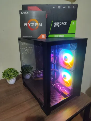 [VENDO/TROCO] - PC GAMER - Ryzen 5 5500 - GTX 1650 SUPER - 16GB RAM DDR4 - SSD