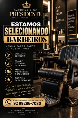 Estamos selecionando barbeiros