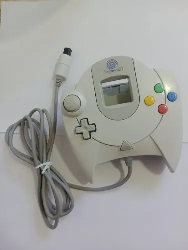 Controle Original Sega Dreamcast Logo Azul Impecável