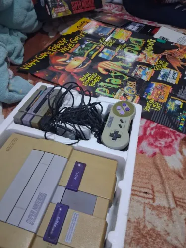 Super nintendo completo antiguidade