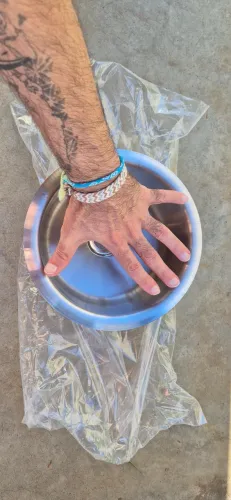 Mini Cuba Inox Redonda - Ideal Para Motorhome, Van E Lavabos