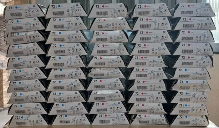 Lote 100 cartuchos HP 72 novos originais lacrados