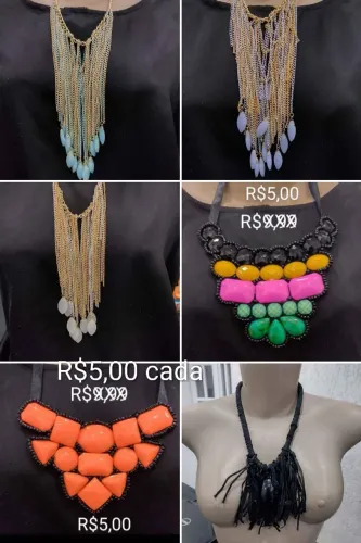 Bijuterias diversas - R$5,00 cada