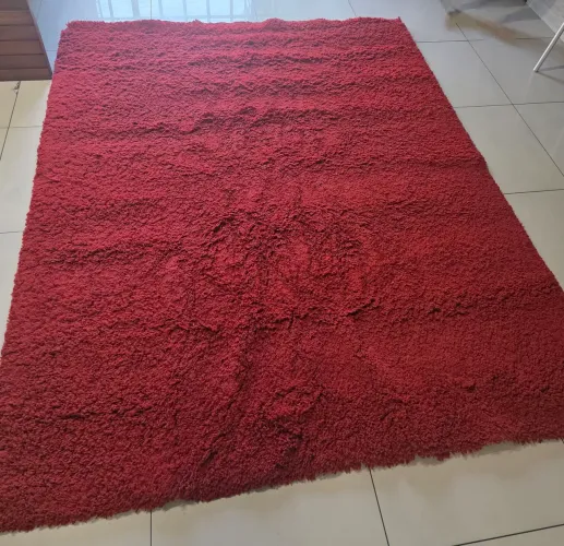 TAPETE DE SALA VERMELHO 