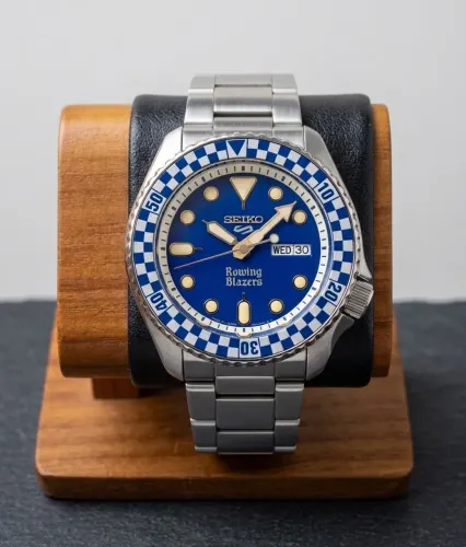 Relógio Seiko 5 Sports Rally Diver Rowing Blazers Edição Limitada Novo 