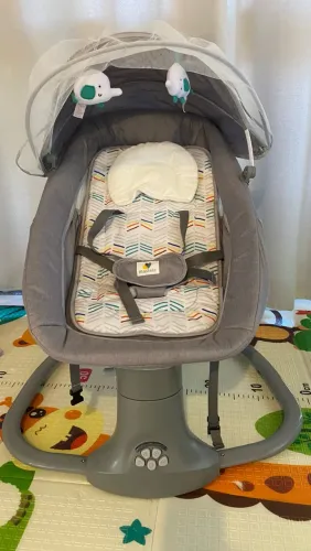 Cadeira balanço Bebê (Mastela Techno 8104) Automática com Bluetooth e Timer