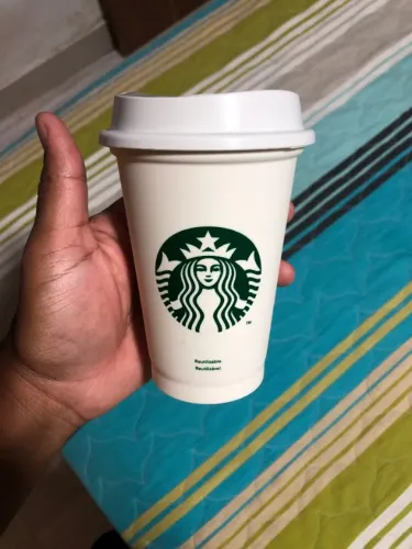 Copo Reutilizável Starbucks Original Com Tampa
