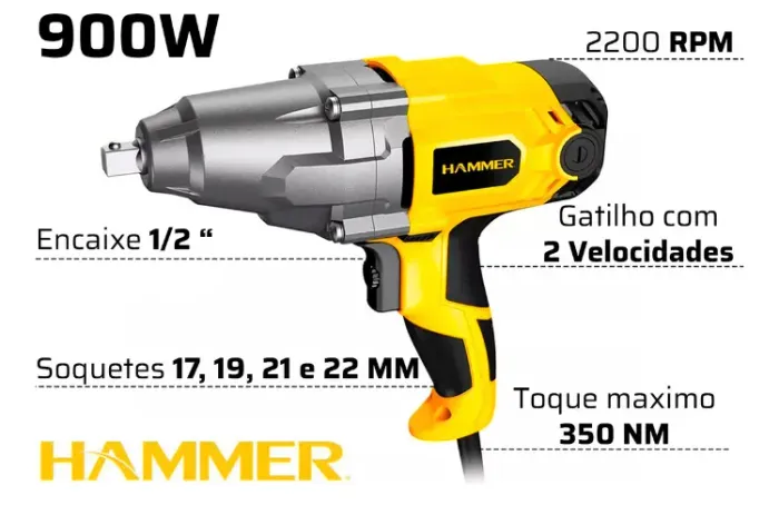 Chave de impacto elétrica 127v