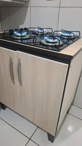 Fogão cooktop + balcão 