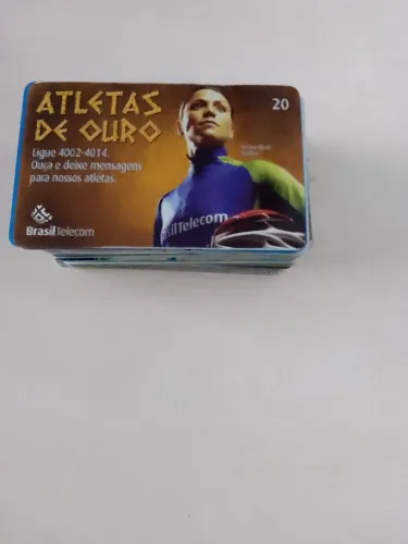 Cartões antigos telefone contém 110 cartões.