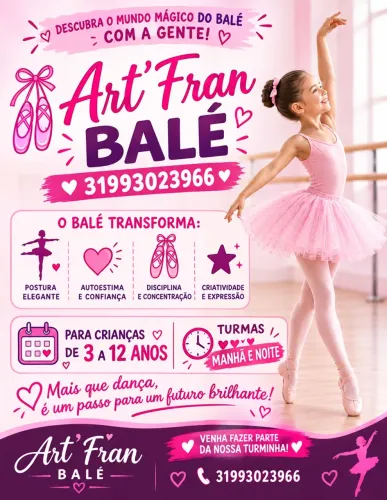 Aulas de Balé Infantil