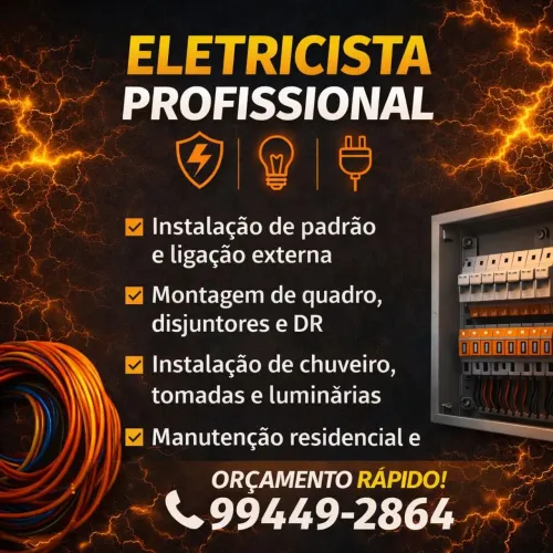 Eletricista profissional atendimento 24 horas