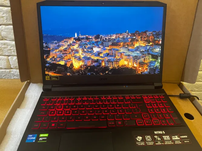 Notebook Gamer Acer Nitro 5 GeForce GTX 1650 15.6" 144Hz Intel Core i5 11400H 4.50Ghz 11ª